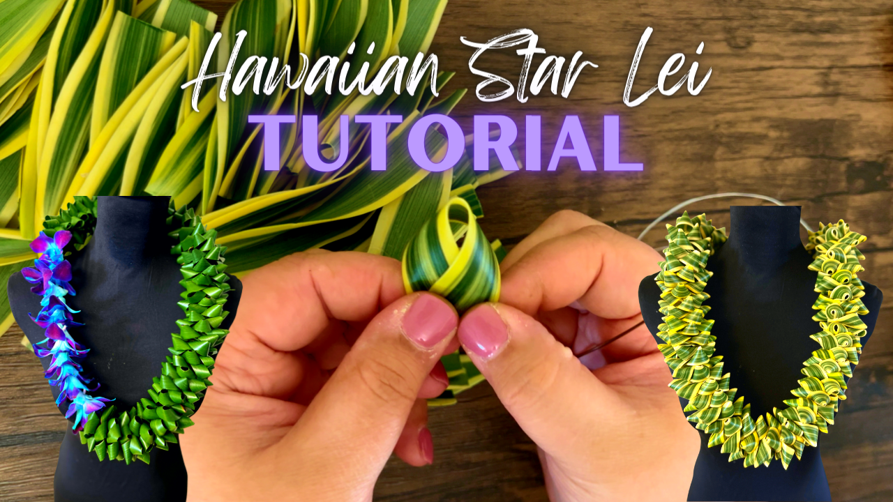 Load video: Check out our Youtube Tutorials to learn how to make your own leis!